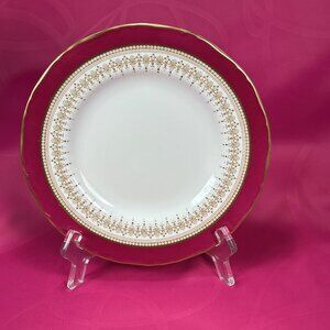 Royal Worcester Regency Ruby bone china salad plate